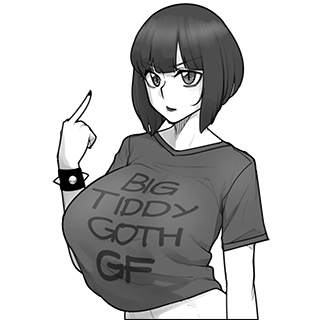 big-titty-goth-gf Discord sticker