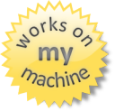 Works On My Machine™ Discord sticker