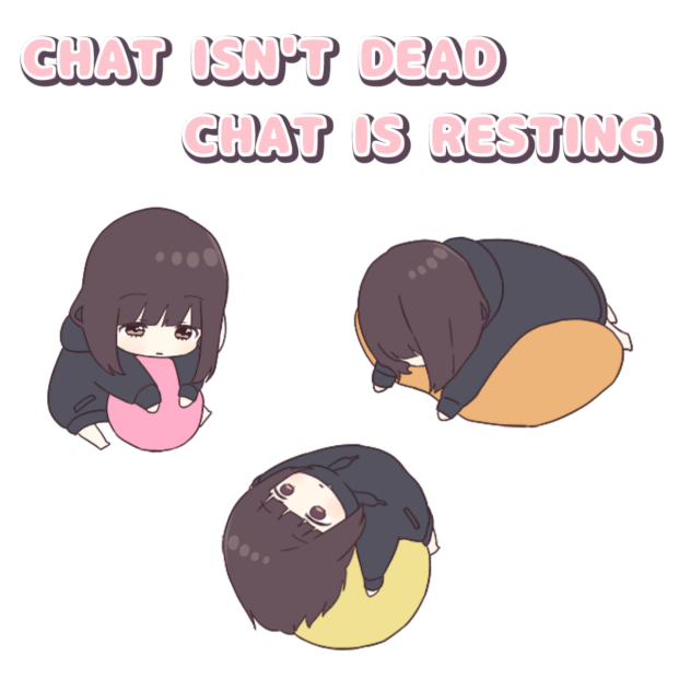 kmm chat is resting Discord sticker