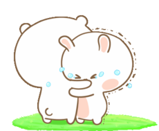 cry hug Discord sticker