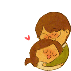 Cuddly hug Discord sticker