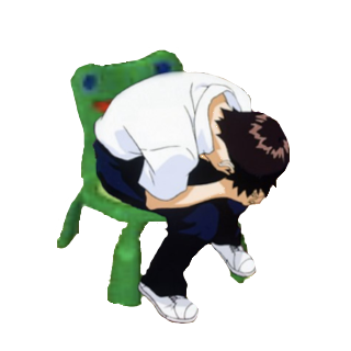 ShinjiFroggyChair Discord sticker
