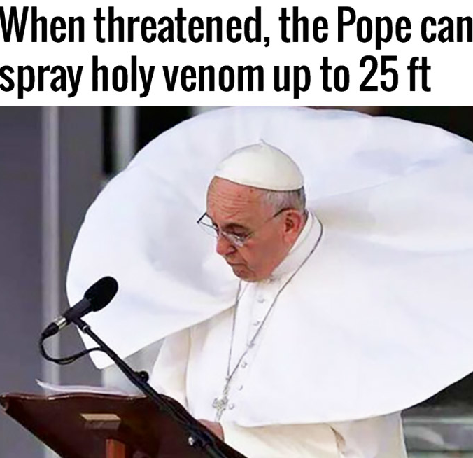 Pope spray Discord sticker