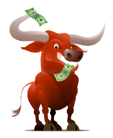 Bull Cash Discord sticker