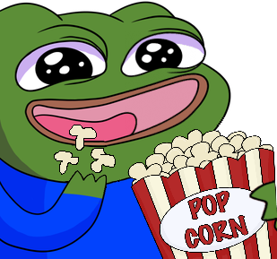 Pepe Popcorn Discord sticker