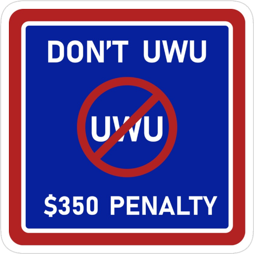 Don't UwU - $350 Penalty Discord sticker