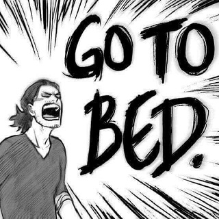 GO TO BED Discord sticker