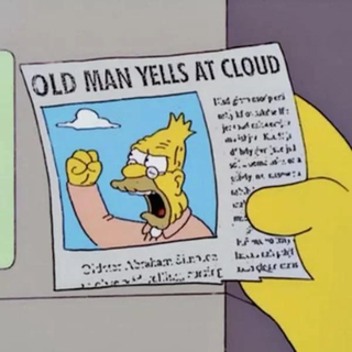 oldmanyells Discord sticker