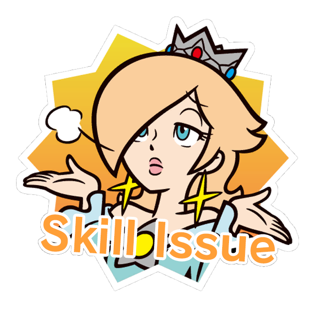 SKILL ISSUE Discord sticker