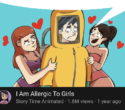 im allergic to girls