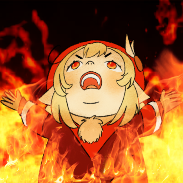 Klee Cursed Discord sticker