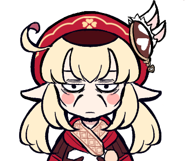 Klee Dead Discord sticker