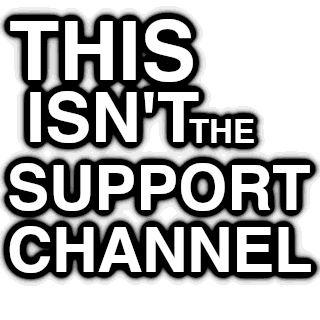 This Isn't the Support Channel Discord sticker