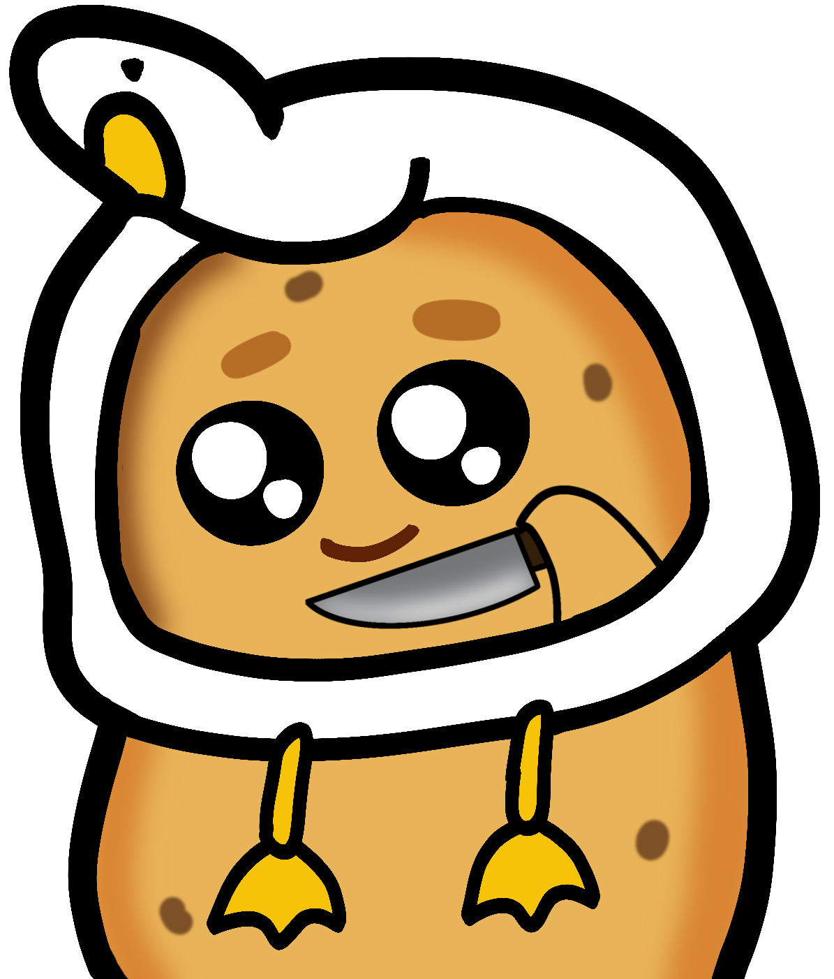 Stabby Goose Spud Discord sticker