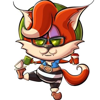Foxy Coffee Discord sticker