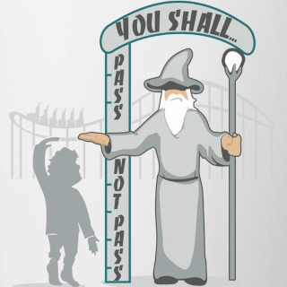You Shall Not Pass Discord sticker