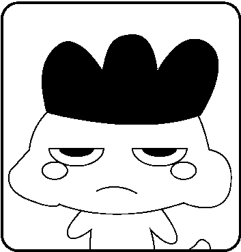 TriMame grumpy Discord sticker