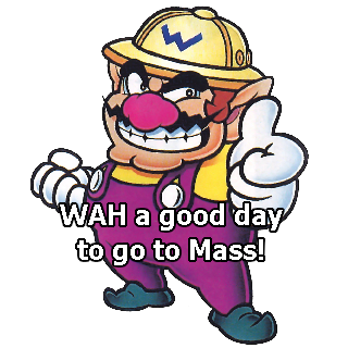 WAH a good day to go to Mass! Discord sticker
