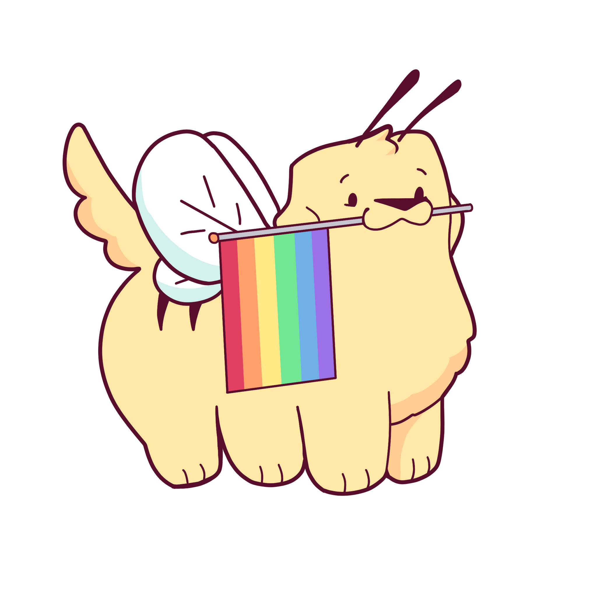 BeedogPride Discord sticker