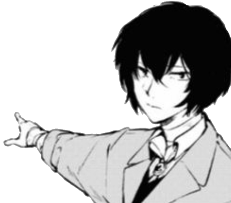 dazai point Discord sticker