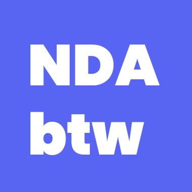 NDA btw Discord sticker
