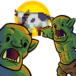 Holy cow Discord sticker