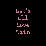 LoveLain Discord sticker