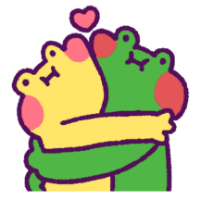 FrogHug Discord sticker