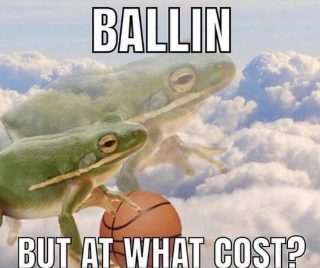 ballin sad Discord sticker