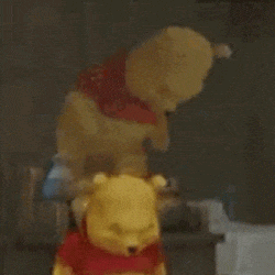 im winnie the pooh out dip bye