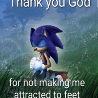 im sonic thank god for no kink