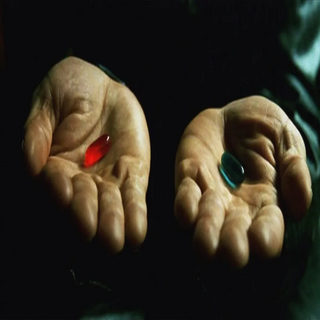 Red Pill Discord sticker