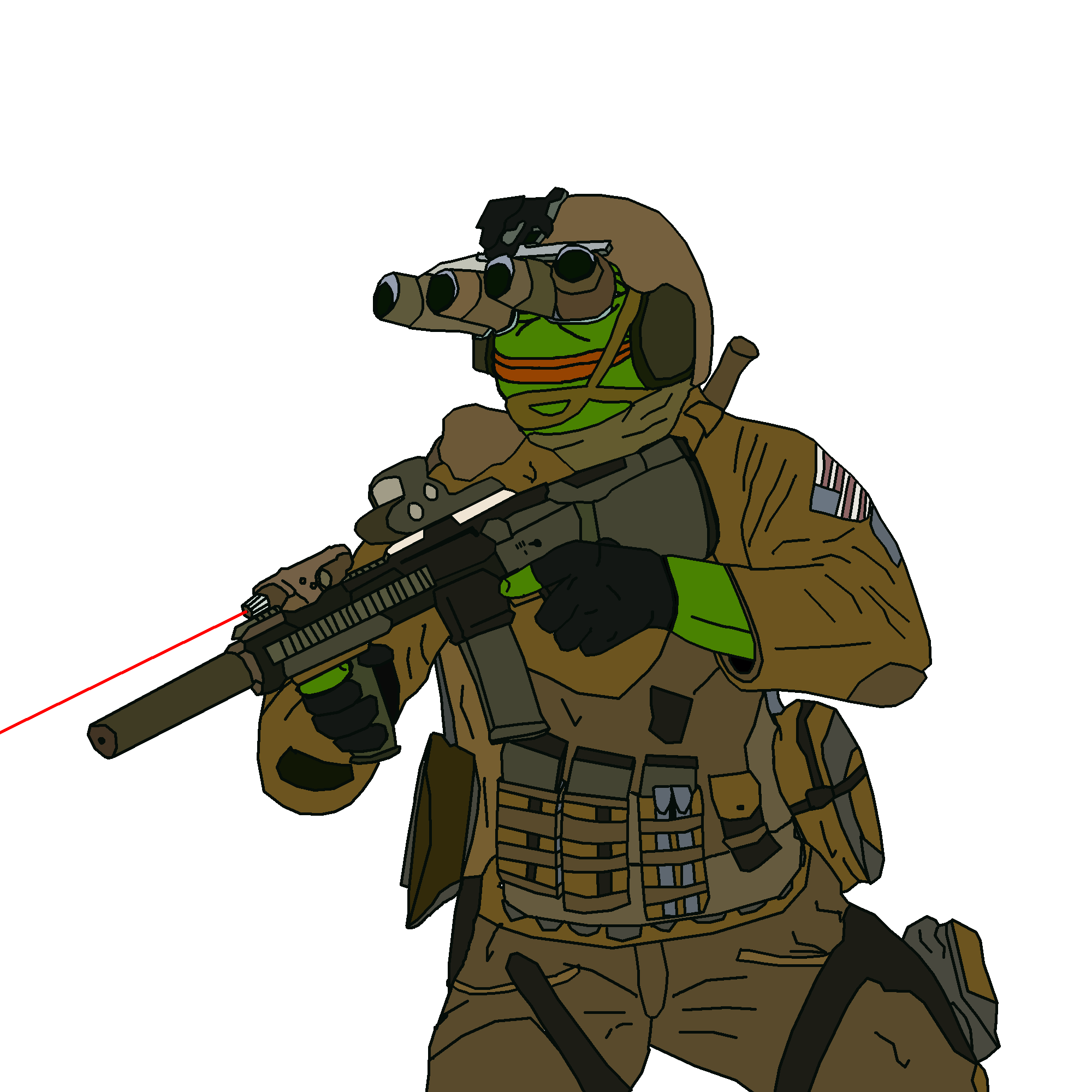 Operator Peepo Discord sticker