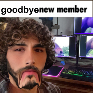Goodbye New Member Discord sticker