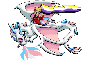 Trans dragon Discord sticker