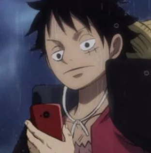 Luffy Phone Discord sticker