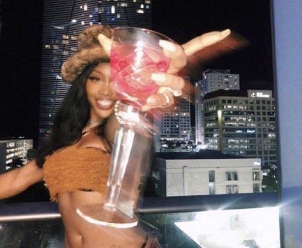 Sza Cheers Toast Discord sticker