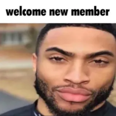 welcome Discord sticker