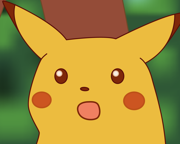 Shocked Pikachu Discord sticker