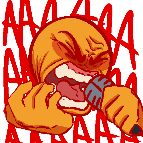 Voice acting Discord sticker