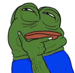 PepeThink Discord sticker