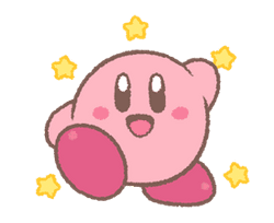 kirby-yay Discord sticker