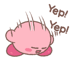 kirby-yep Discord sticker
