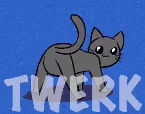 kitty twerk Discord sticker
