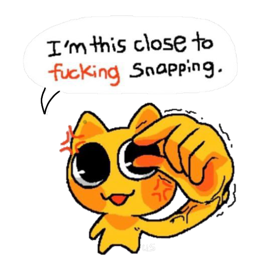 Snapping Discord sticker