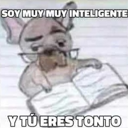 soy muy inteligente Discord sticker