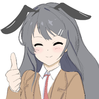 Mai-Approved Discord sticker