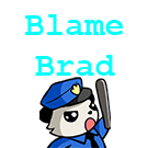 Blame-Brad Discord sticker