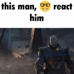 nerd react this man