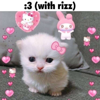 rizz | gg/kirei Discord sticker